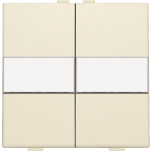 Toets 2X RF / Bus Tekst Creme 100-00012