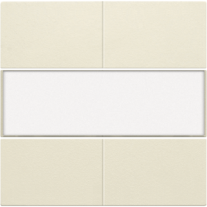 Set 4-voudige drukknop 24V + tekstveld Creme 100-40250