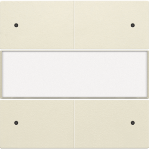 Set 4-voudige drukknop 24V + LED + Tekstveld Creme 100-40350