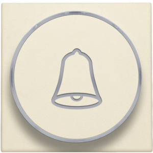 Drukknop set 'Bel' Creme 100-64007