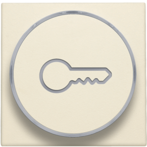 Drukknop set 'Sleutel' Creme 100-64009