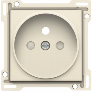 Centraalplaat stopcontact 21mm Creme 100-66101