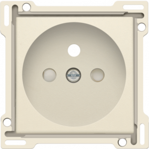 Centraalplaat Stopcontact 28,5mm Creme 100-66601