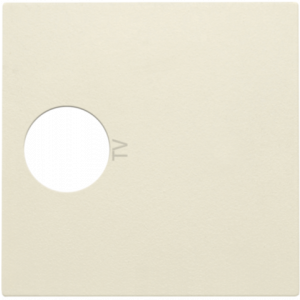 Centraalplaat TV Coax Creme 100-69101