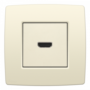 Afwerking HDMI-HDMI Creme 100-69417