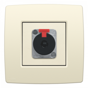 Centraalplaat XLR of Jack Creme 100-69856
