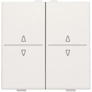Toets 2X RF / Bus O/N White 101-00010