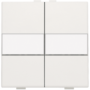 Toets 2X RF / Bus Tekst White 101-00012