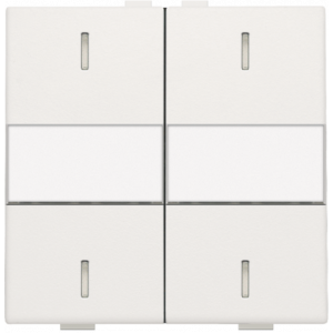 Toets 2X met lens en tekstvenster White 101-00038