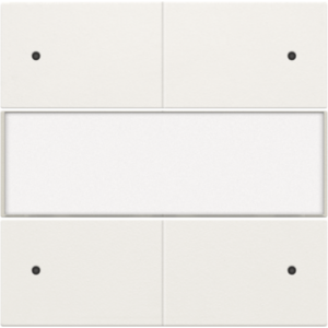 Set 4-voudige drukknop 24V + LED + Tekstveld White 101-40350
