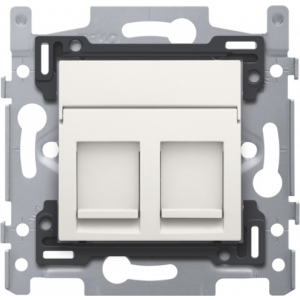 2 x RJ45 UTP CAT5E White 101-65252