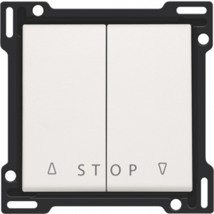 Knoppen Tweevoudige Rolluikdrukknop White 101-65918