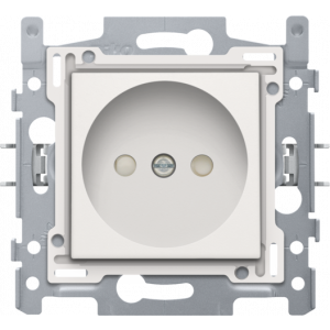 Stopcontact set zonder aarding 21mm White 101-66500