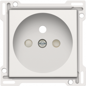 Centraalplaat Stopcontact 28,5mm White 101-66601