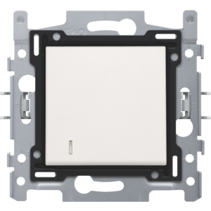 Tweepolige Controleschakelaar Set White 101-67200