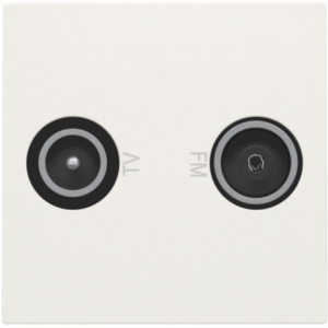 Aansluiting Tv/Fm Edu White 101-69501