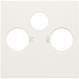 Centraalplaat TV/FM/Satelliet White 101-69551
