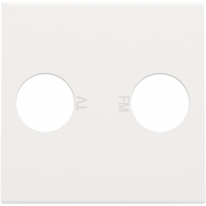 Centraalplaat TV/FM White 101-69702