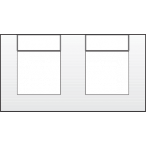 Afdekpl Tweevoudig 71 White White 101-76801