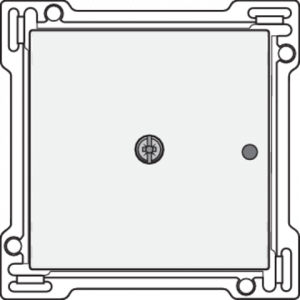 Centraalpl RF-Ontvanger White 101-77001