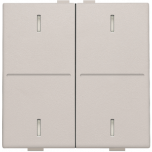 Toets 2X met lens Light Grey 102-00033