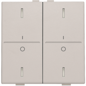 Toets 2X met lens I-0 Light Grey 102-00034