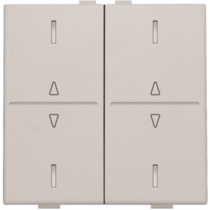 Toets 2X met lens O-N Light Grey 102-00036