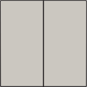 Set Tweevoudige Drukknop Light Grey 102-31004