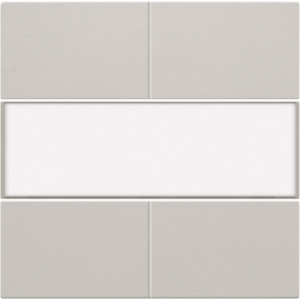 Set 4-voudige drukknop 24V + tekstveld Light Grey 102-40250