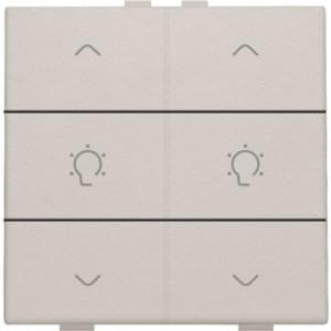 Home Control Dubbele Dimbediening Light Grey 102-51046