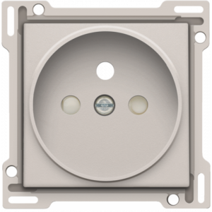 Centraalplaat stopcontact 21mm Light Grey 102-66101