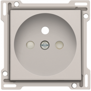 Centraalplaat Stopcontact 28,5mm Light Grey 102-66601