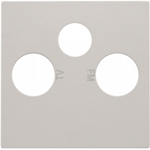 Centraalplaat TV/FM/Satelliet Light Grey 102-69551