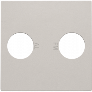 Centraalplaat TV/FM Light Grey 102-69702