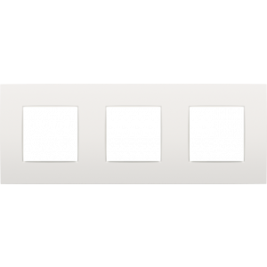 Afdekplaat 3-voudig 71mm Intense White 120-76700
