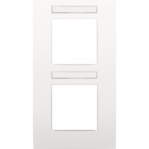 Afdekpl Tweevoudig 71 White Intense White 120-76801
