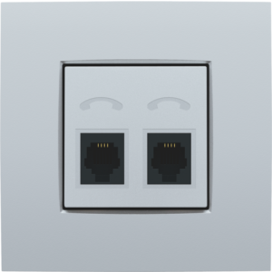 Centraalplaat 2x RJ11 Tel Sterling 121-69031