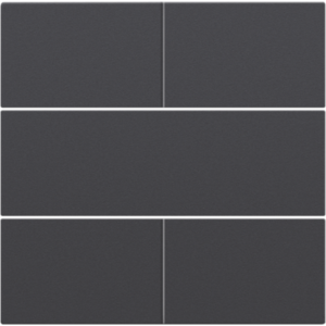 Afwerkingsset 4-voudige drukknop 24V Athracite 122-40050