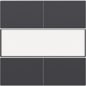 Set 4-voudige drukknop 24V + tekstveld Athracite 122-40250