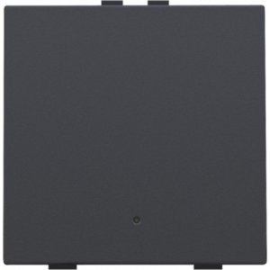 Home Control Drukknop + LED Athracite 122-52001