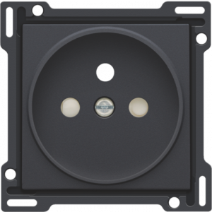 Centraalplaat stopcontact 21mm Athracite 122-66101