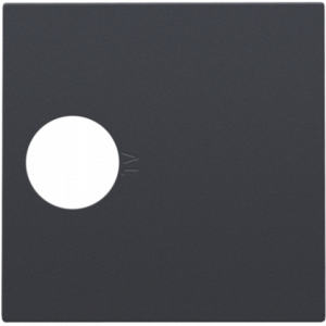 Centraalplaat TV Coax Athracite 122-69101