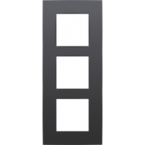Afdekplaat 3-voudig 60mm Athracite 122-76300