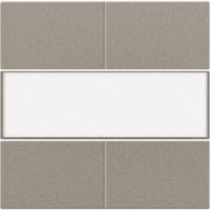 Set 4-voudige drukknop 24V + tekstveld Bronze 123-40250