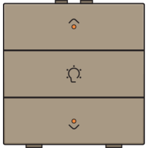 Home Control Dimbediening + LED Bronze 123-52043