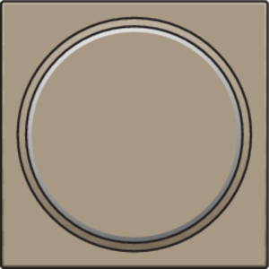 Drukknop set zonder symbool Bronze 123-64006