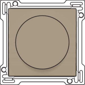 Afwerkingsset 0-1-2 Draaischakelaar Motor Bronze 123-65937