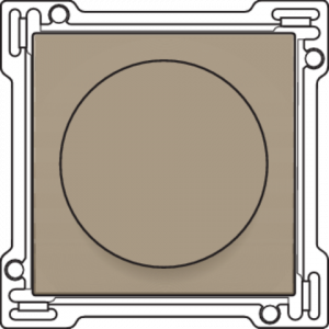 Afwerkingsset 1-0-2 Draaischakelaar Motor Bronze 123-65938