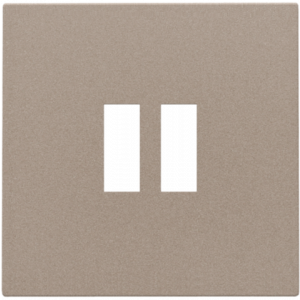 Centraalplaat USB-lader Bronze 123-68001