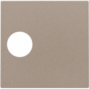 Centraalplaat TV Coax Bronze 123-69101